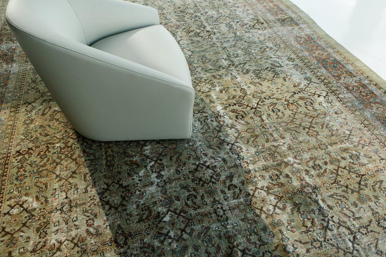 Antique Persian Ziegler Rug For Sale at 1stDibs