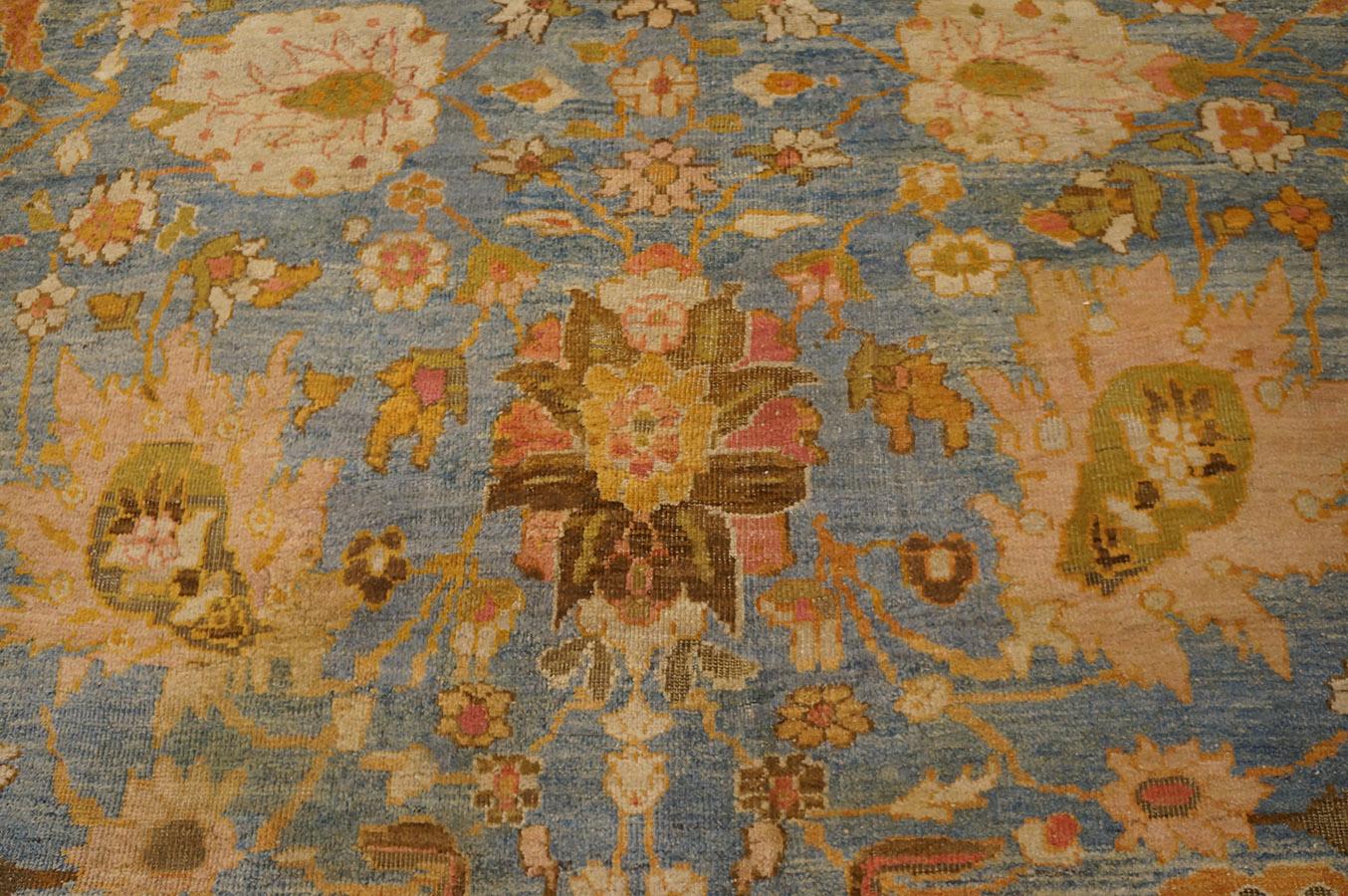 Tappeto persiano Ziegler Sultanabad del XIX secolo ( 17'4