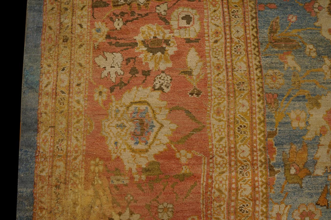 Tappeto persiano Ziegler Sultanabad del XIX secolo ( 17'4