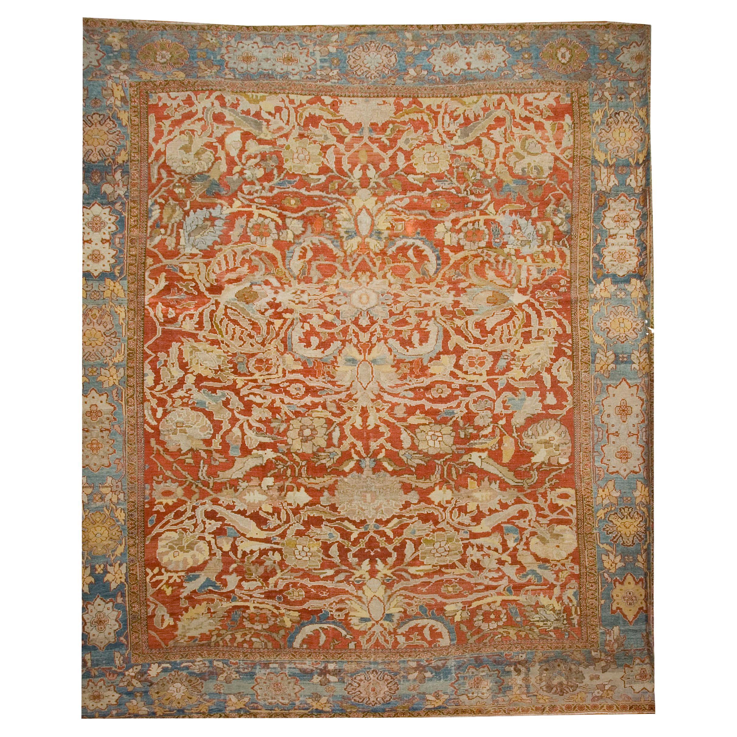 Antique Persian Ziegler Sultanabad Rug at 1stDibs