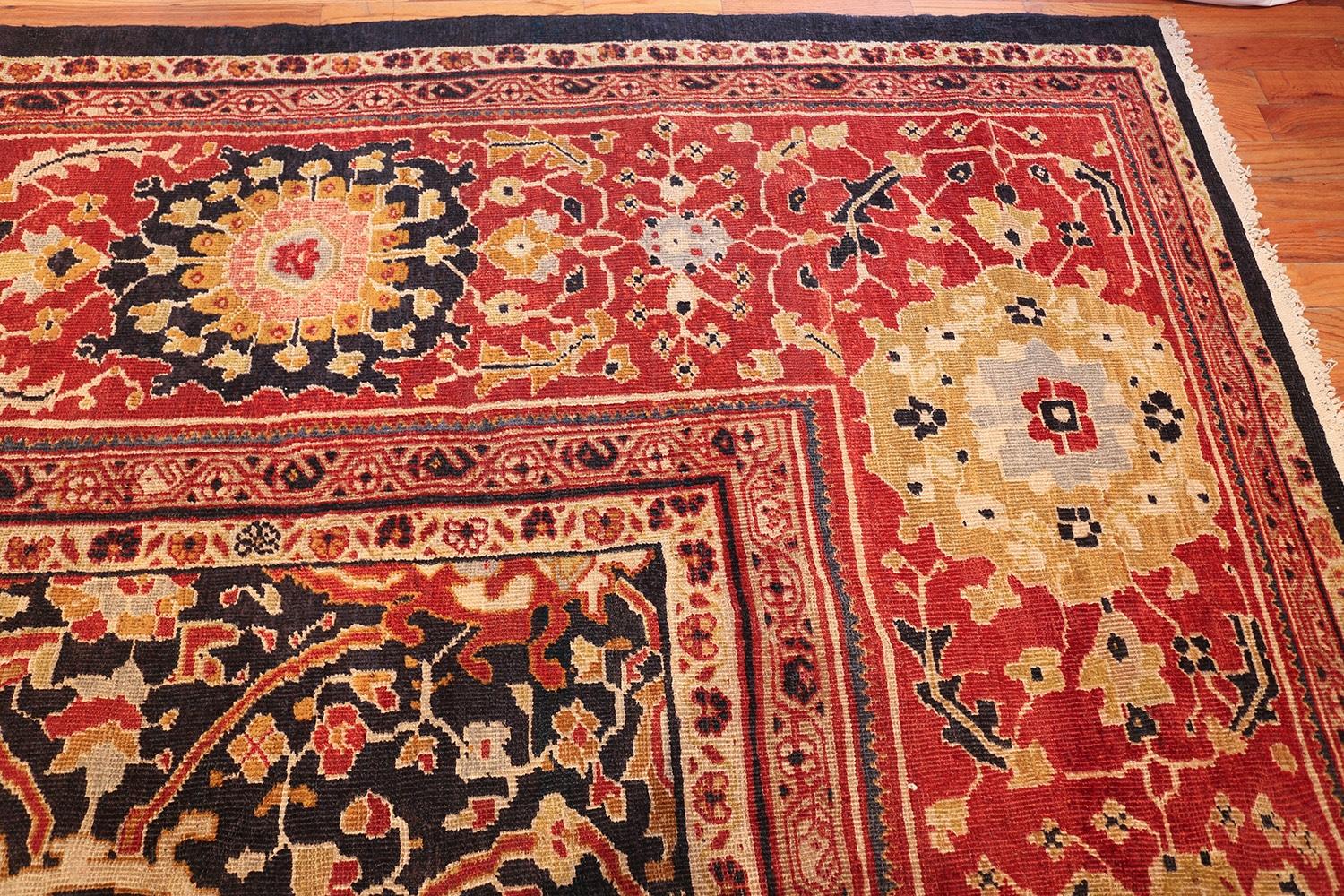 Antiker persischer Sultanabad-Teppich aus Sultanabad. 13 ft 7 in x 16 ft 7 in im Angebot 3
