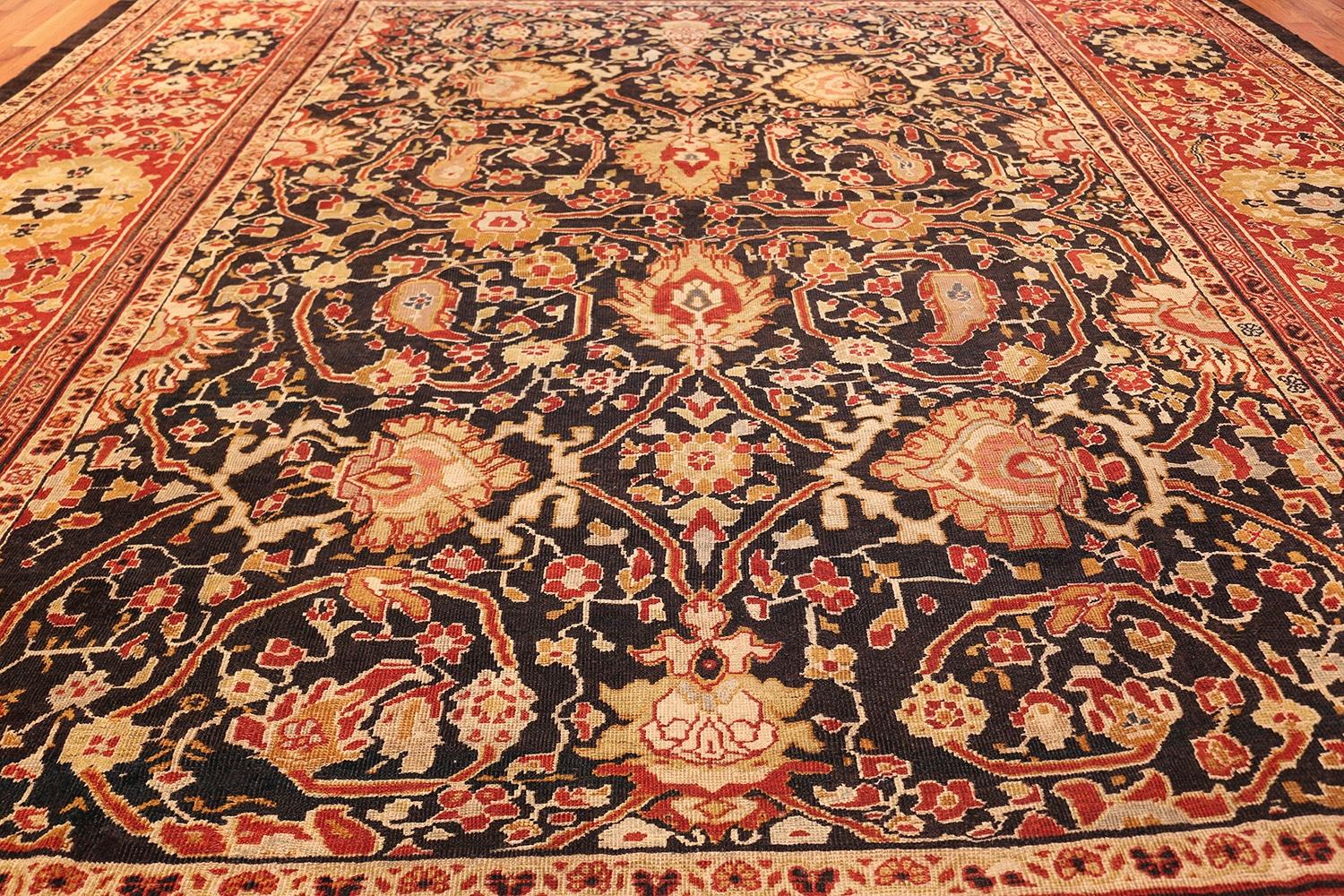 Antique Persian Sultanabad Rug. 13 ft 7 in x 16 ft 7 in For Sale 5