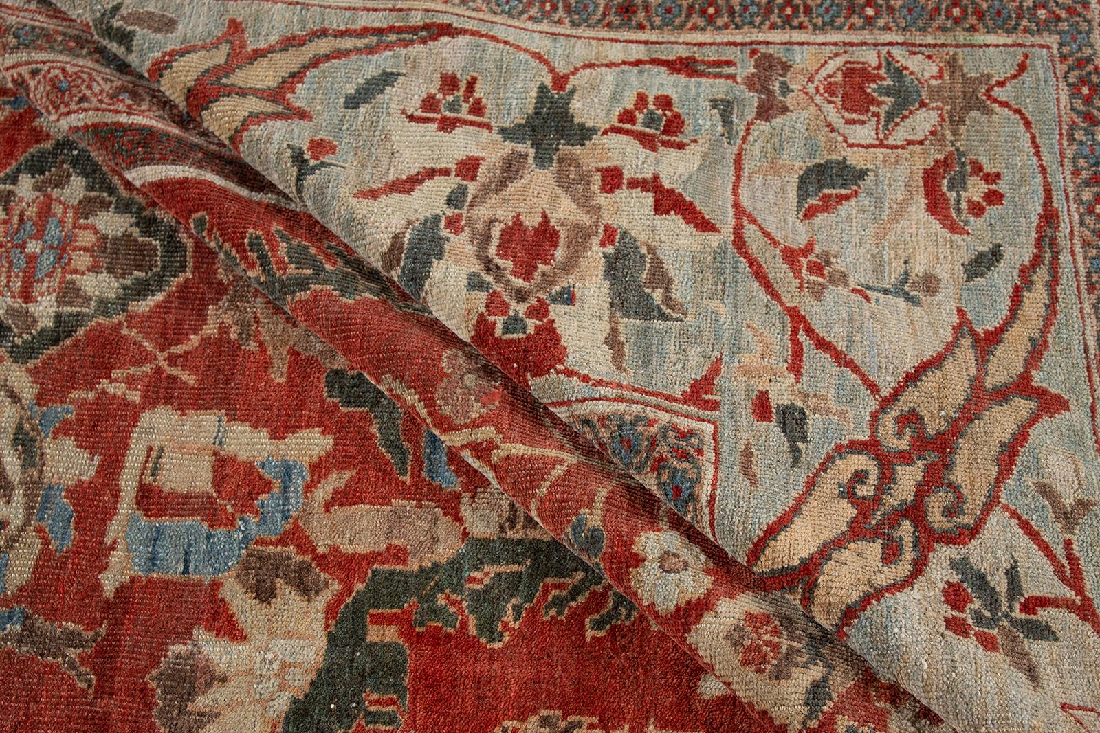 Early 20th Century Antique Persian Ziegler Sultanabad Rug