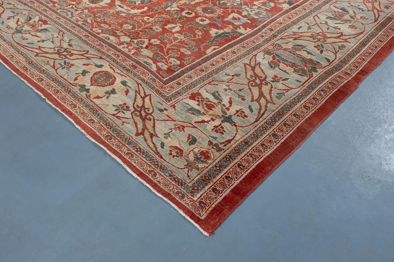 Antique Persian Ziegler Sultanabad Rug 1