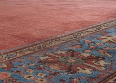 Antique Persian Ziegler Sultanabad Rug with a Red Field circa 1900