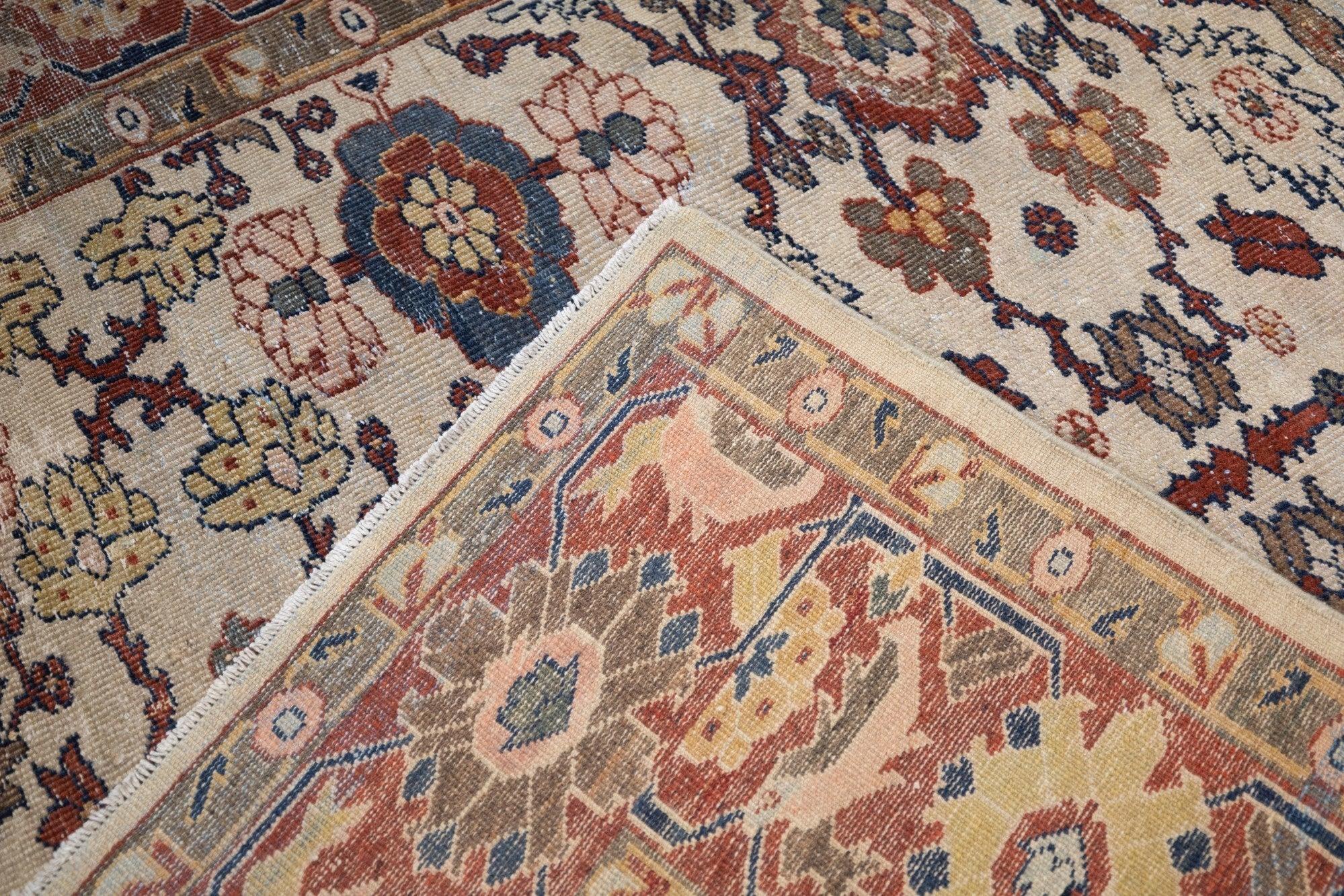 Antiker persischer Mahal Sultanabad-Teppich 8'6'' x 11'1'' im Angebot 2