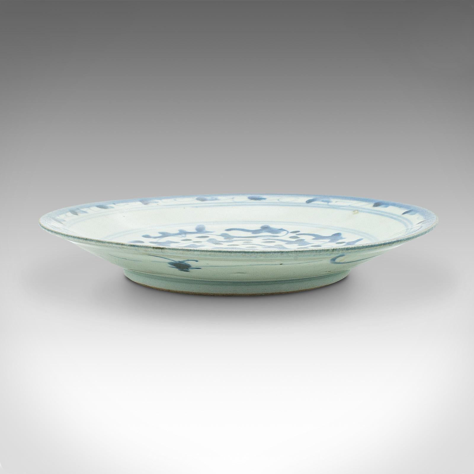 Antique Personal Tea Set, Chinese, Qing Dynasty, Ceramic, Bowl, Saucer, Georgian For Sale 7