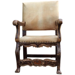 Antique Peruvian Sanctuary Chair