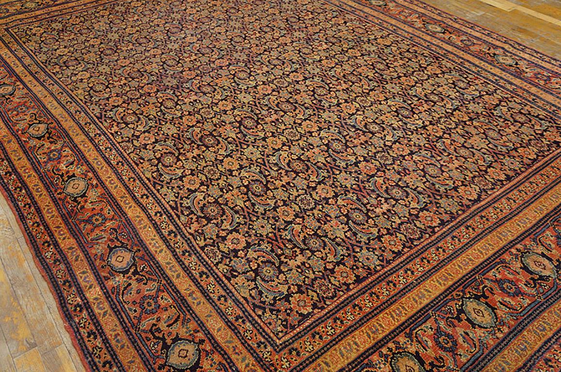 19th Century Persian Senneh Carpet ( 7'6