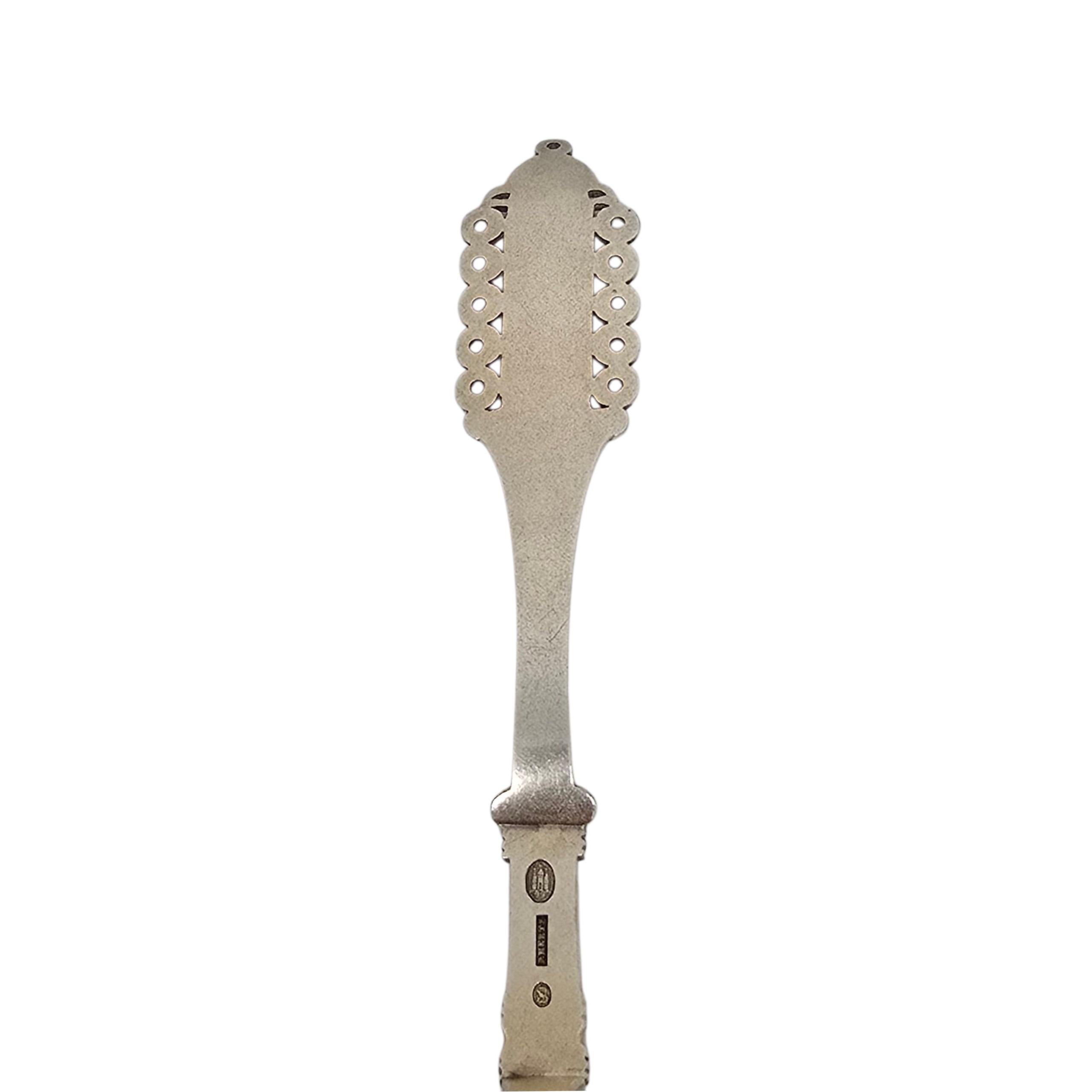 Antico Peter Hertz Denmark Silver con lavaggio in oro Bright Cut Pie Server #23229 in vendita 2