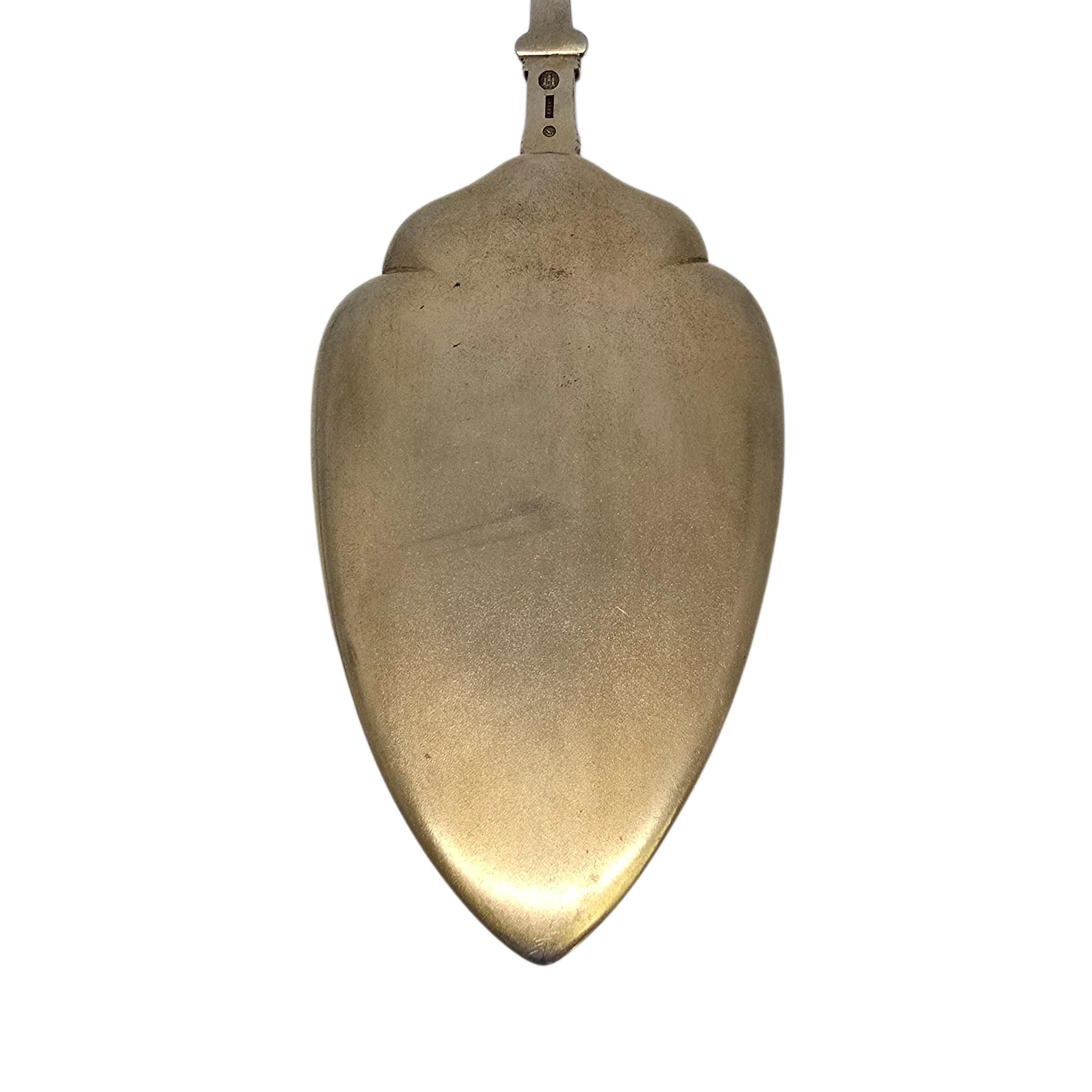 Antico Peter Hertz Denmark Silver con lavaggio in oro Bright Cut Pie Server #23229 in vendita 3