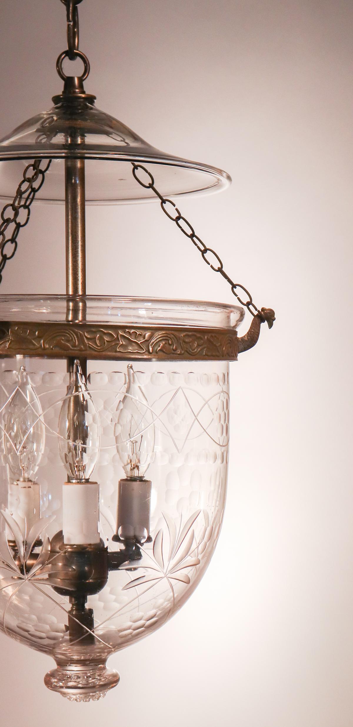 Victorian Antique Petite Bell Jar Lantern