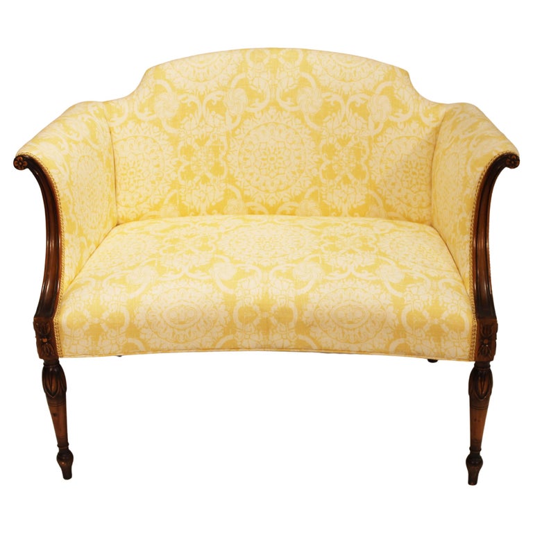 Antique Petite Settee For Sale at 1stDibs