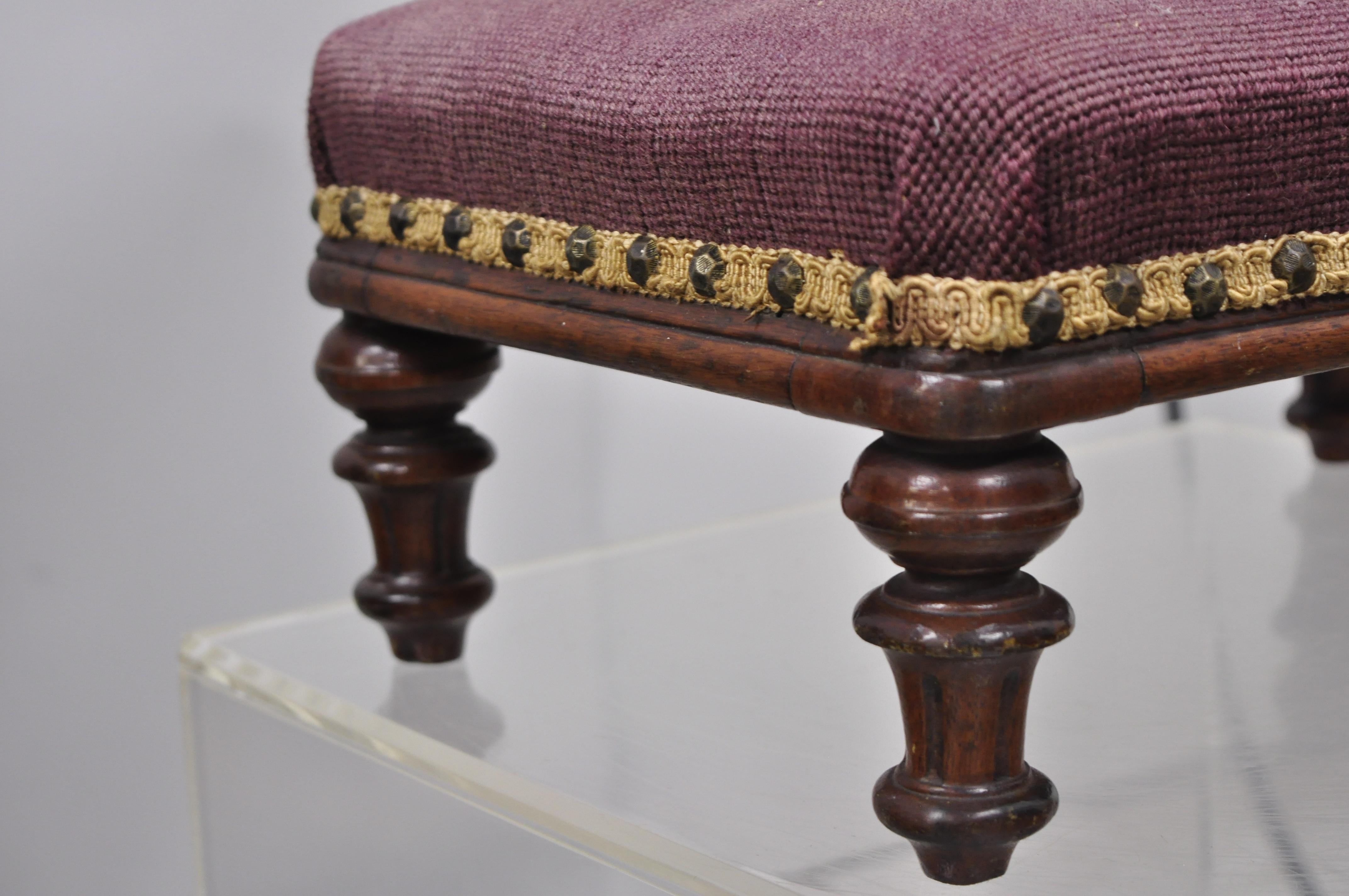antique ottoman footstool