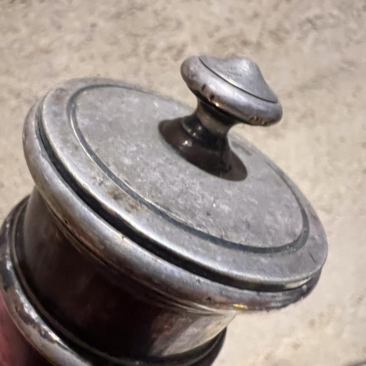 Antique Peugeot Frères Pepper Grinder Silver Plated For Sale 5