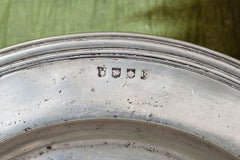 Antique Pewter Charger
