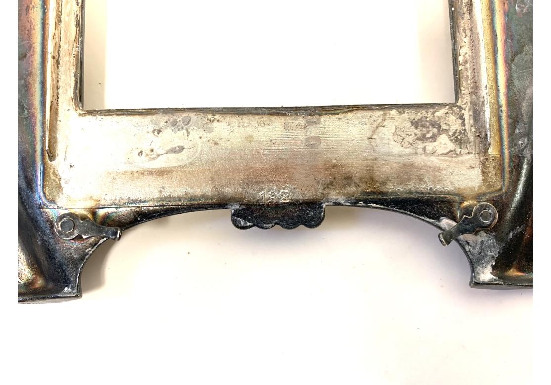 Marco de fotos antiguo de peltre Württembergische Metallwarenfabrik Art Nouveau en venta 6