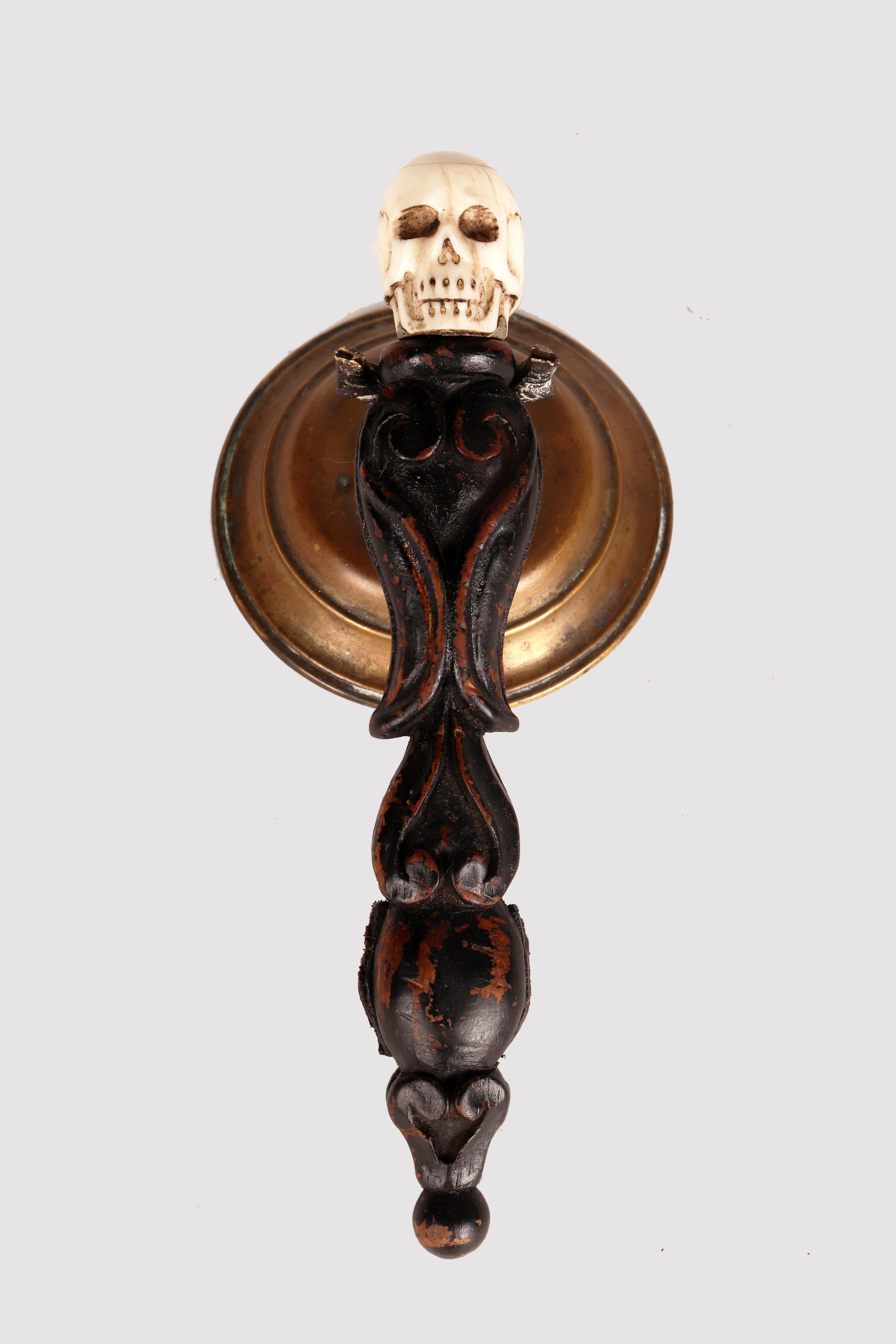 Antique miniature corkscrew from a pharmacy counter.
This tiny corkscrew was used to remove corks from medicine and perfume bottles. Medical and perfume bottles used corks in the late 19th century, before the introduction of the cork almost all