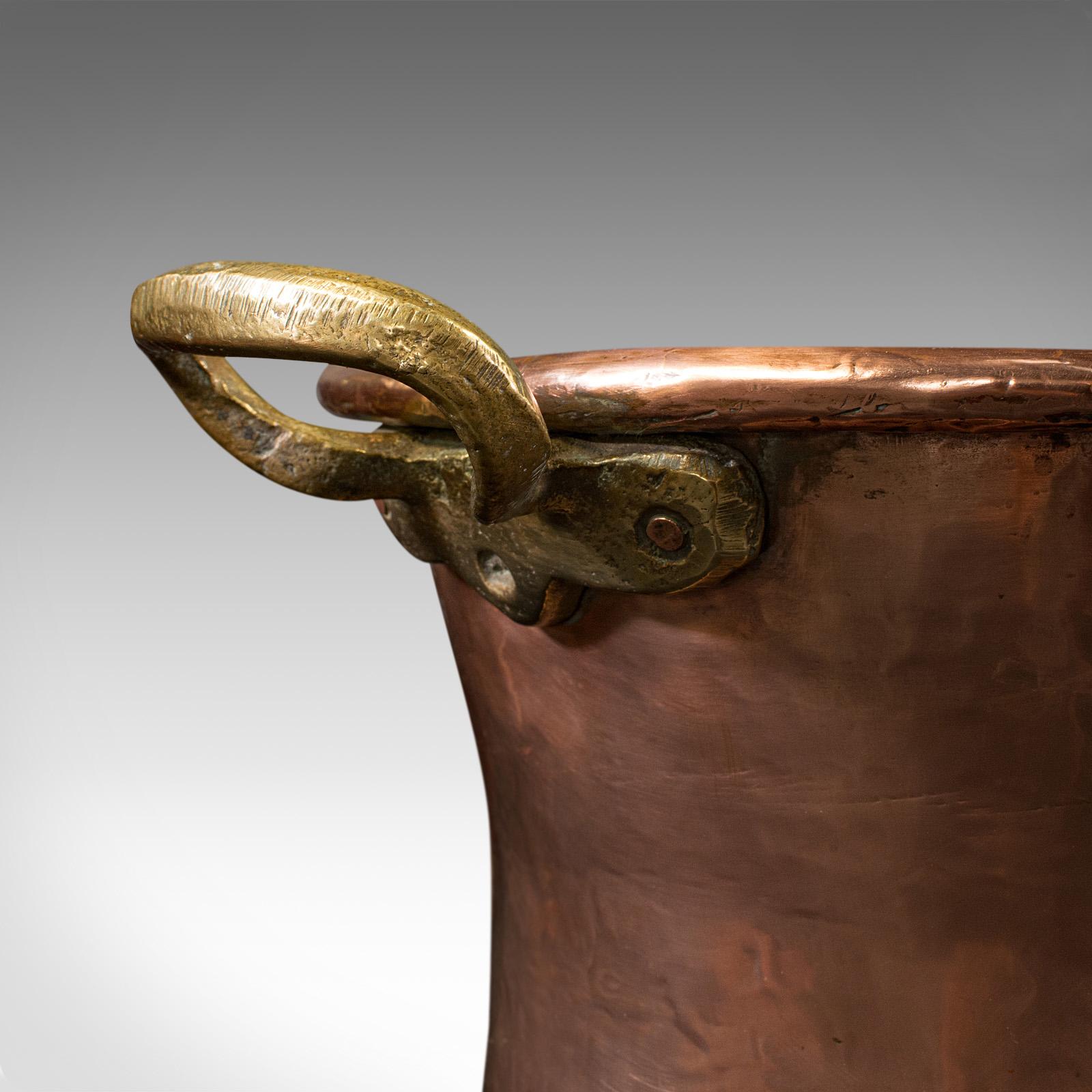 Antique Pheasant Roasting Pan, English, Hand Beaten Copper Pot, Decor, Georgian 2