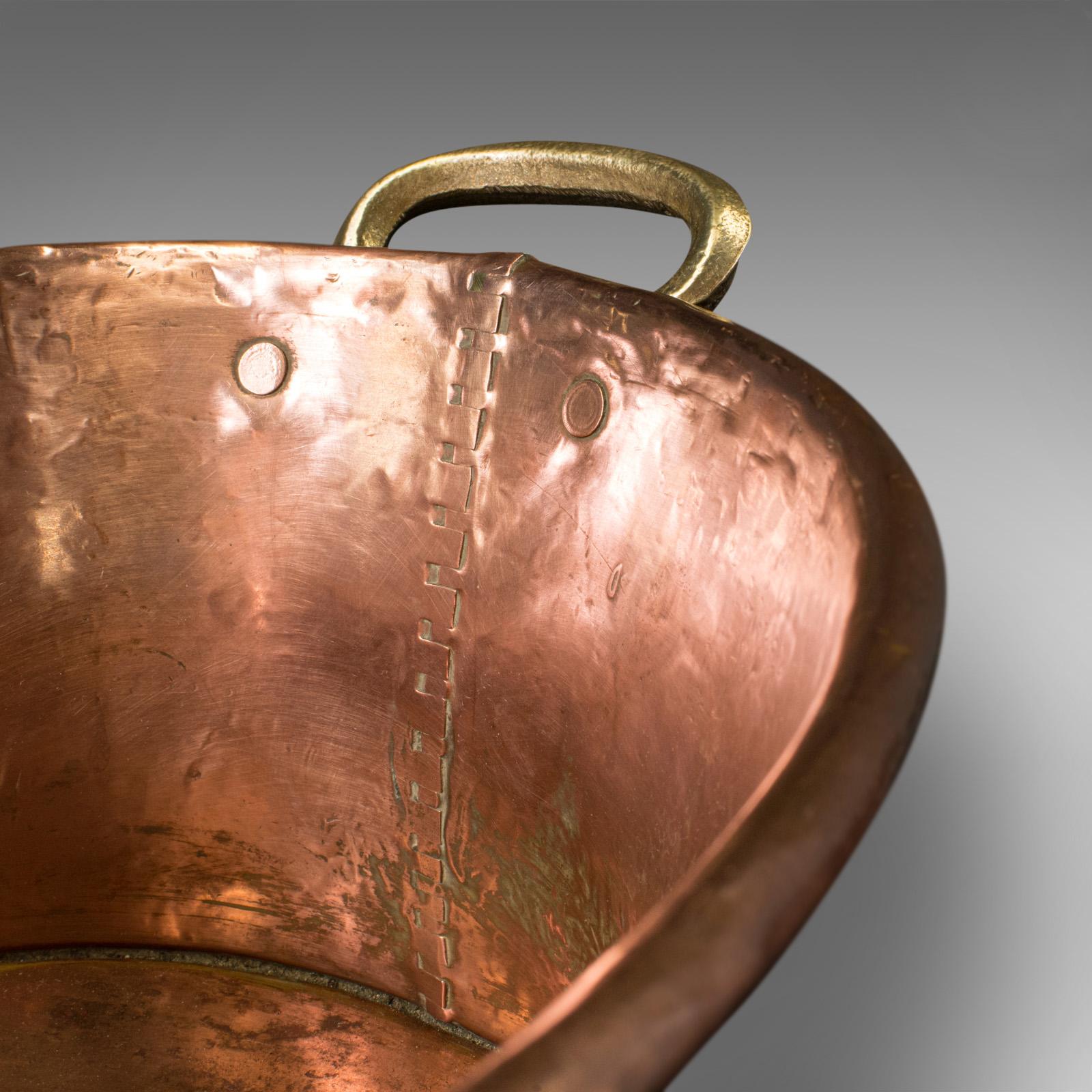 Antique Pheasant Roasting Pan, English, Hand Beaten Copper Pot, Decor, Georgian 3