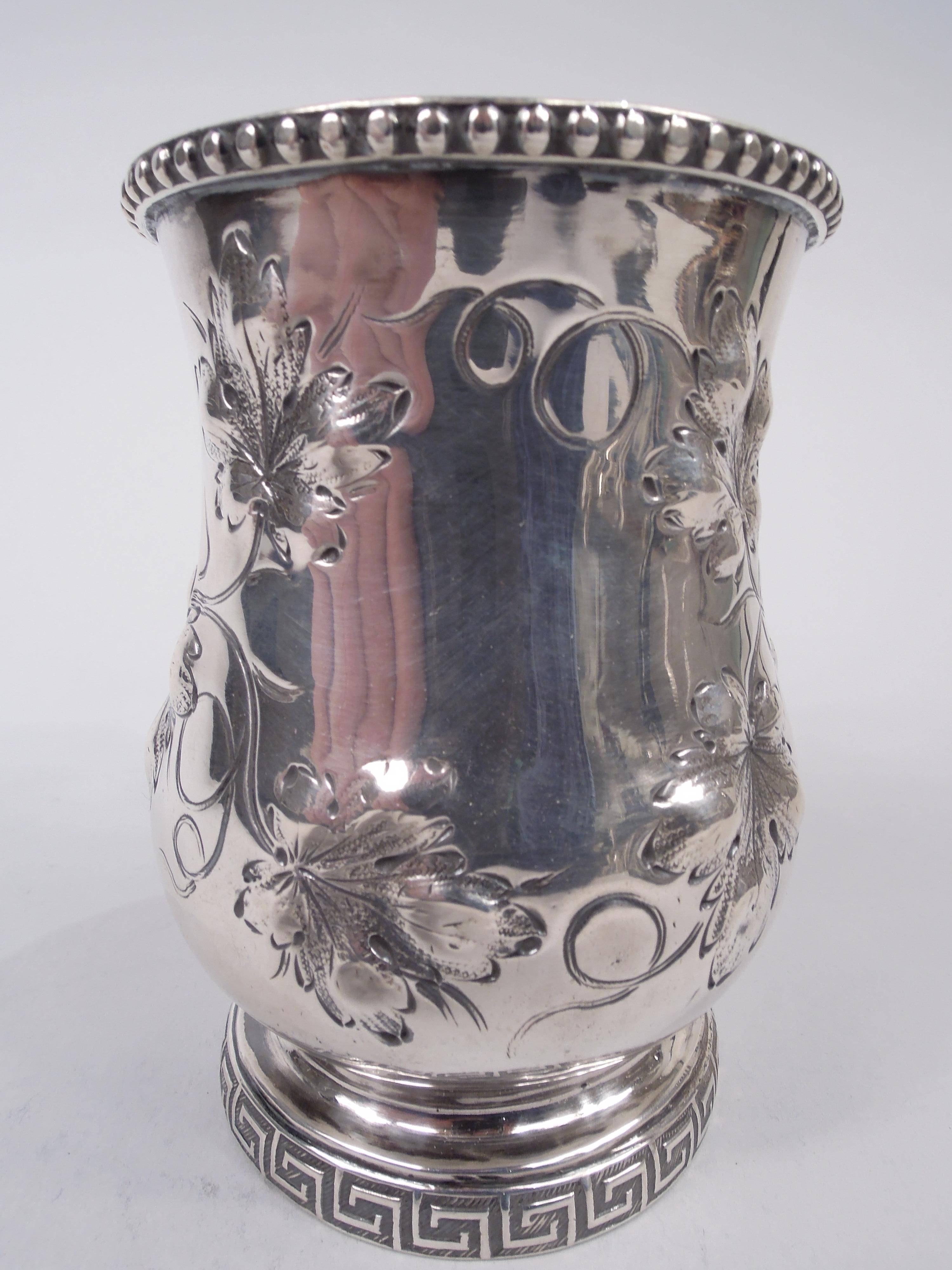 Argent Antique tasse pour bébé victorienne de Philadelphie en argent en vente