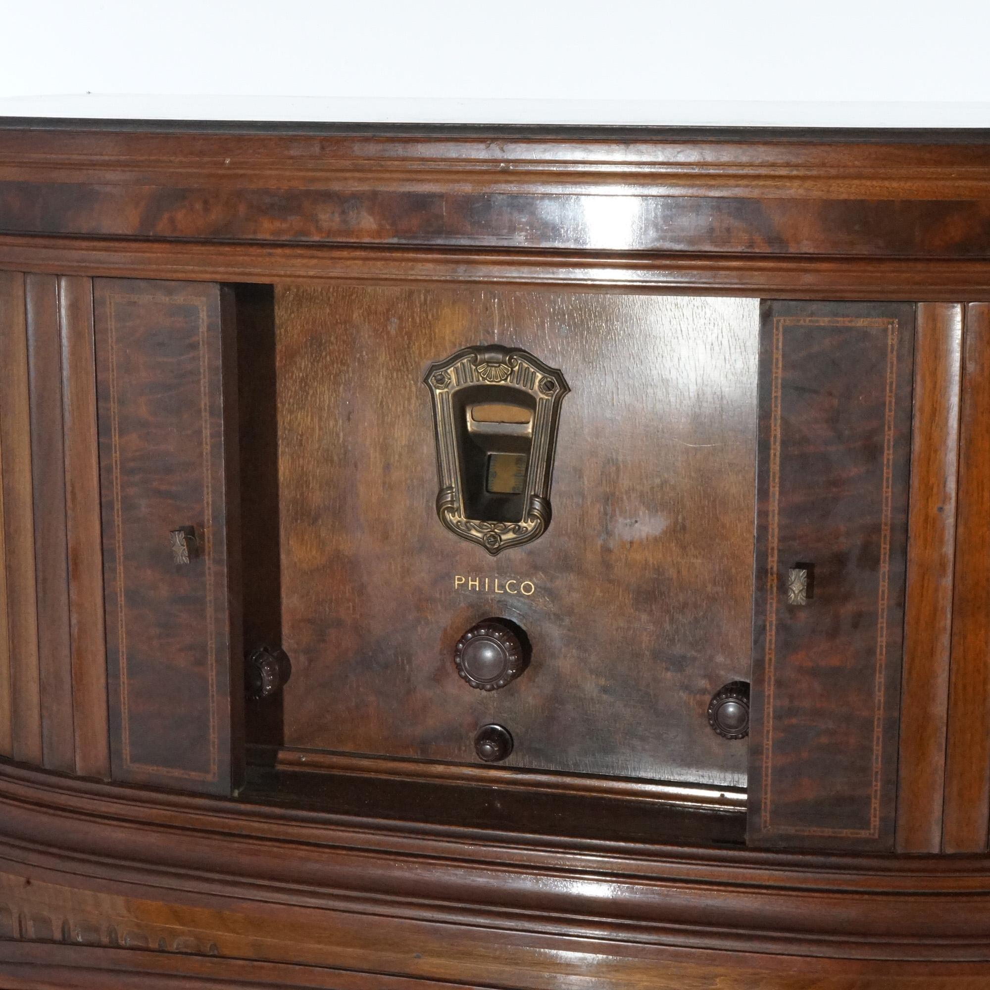 Antique Philco Floor Model Radio, circa 1920 In Good Condition In Big Flats, NY