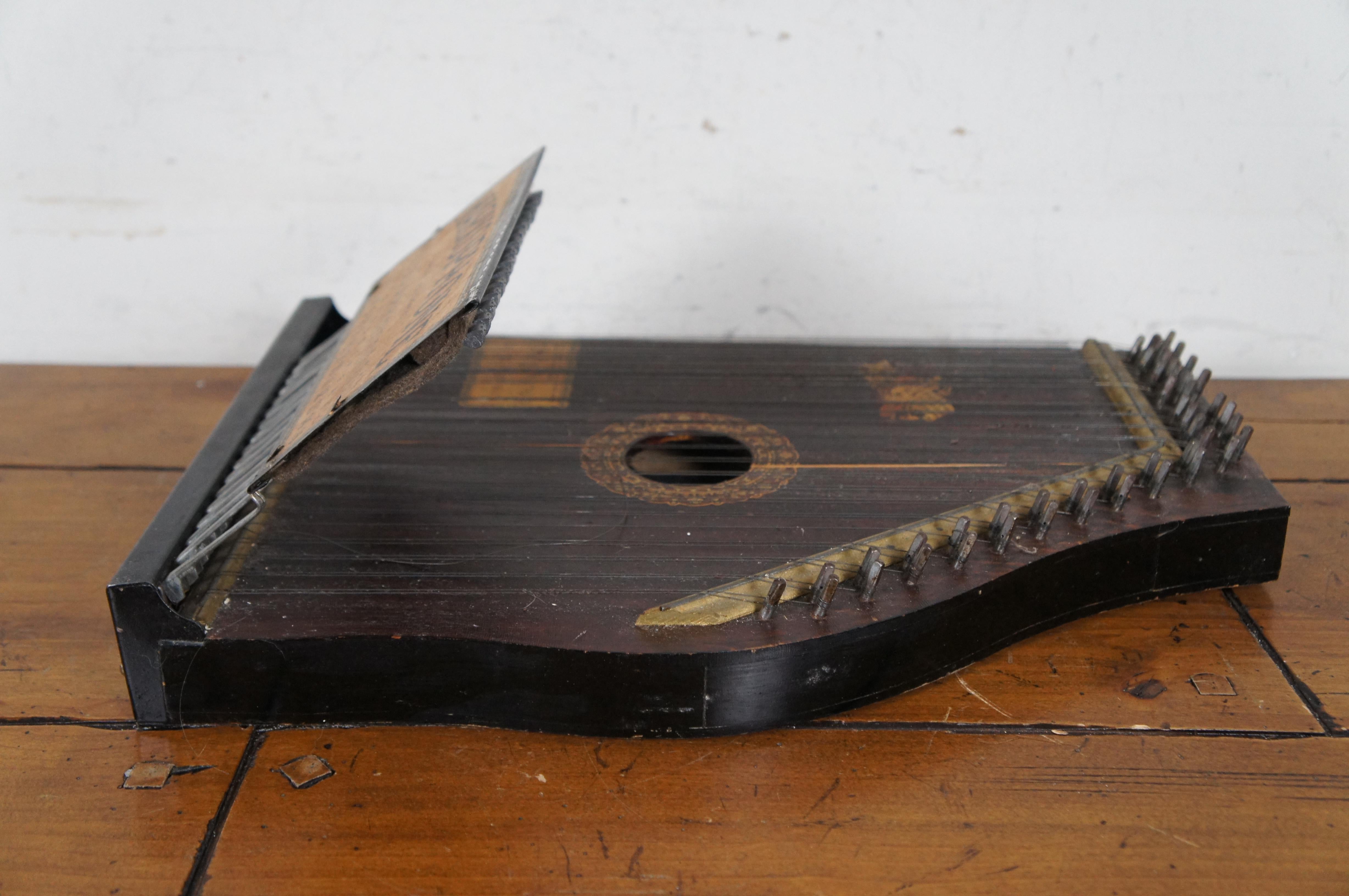 Antique Phonoharp Co Marxophone Mandolin Zither Guitar & Music Sheets 19