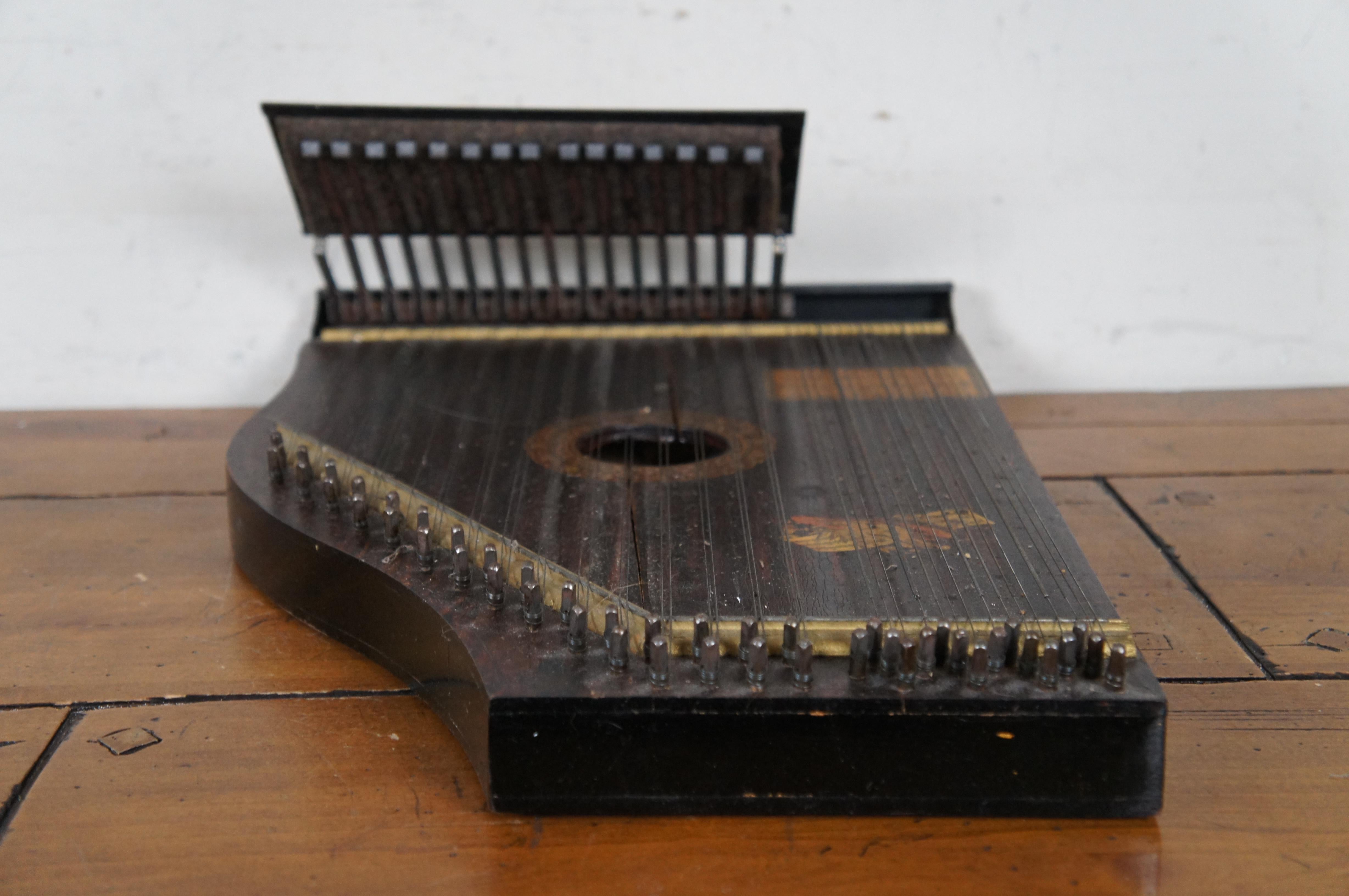 Antique Phonoharp Co Marxophone Mandolin Zither Guitar & Music Sheets 19