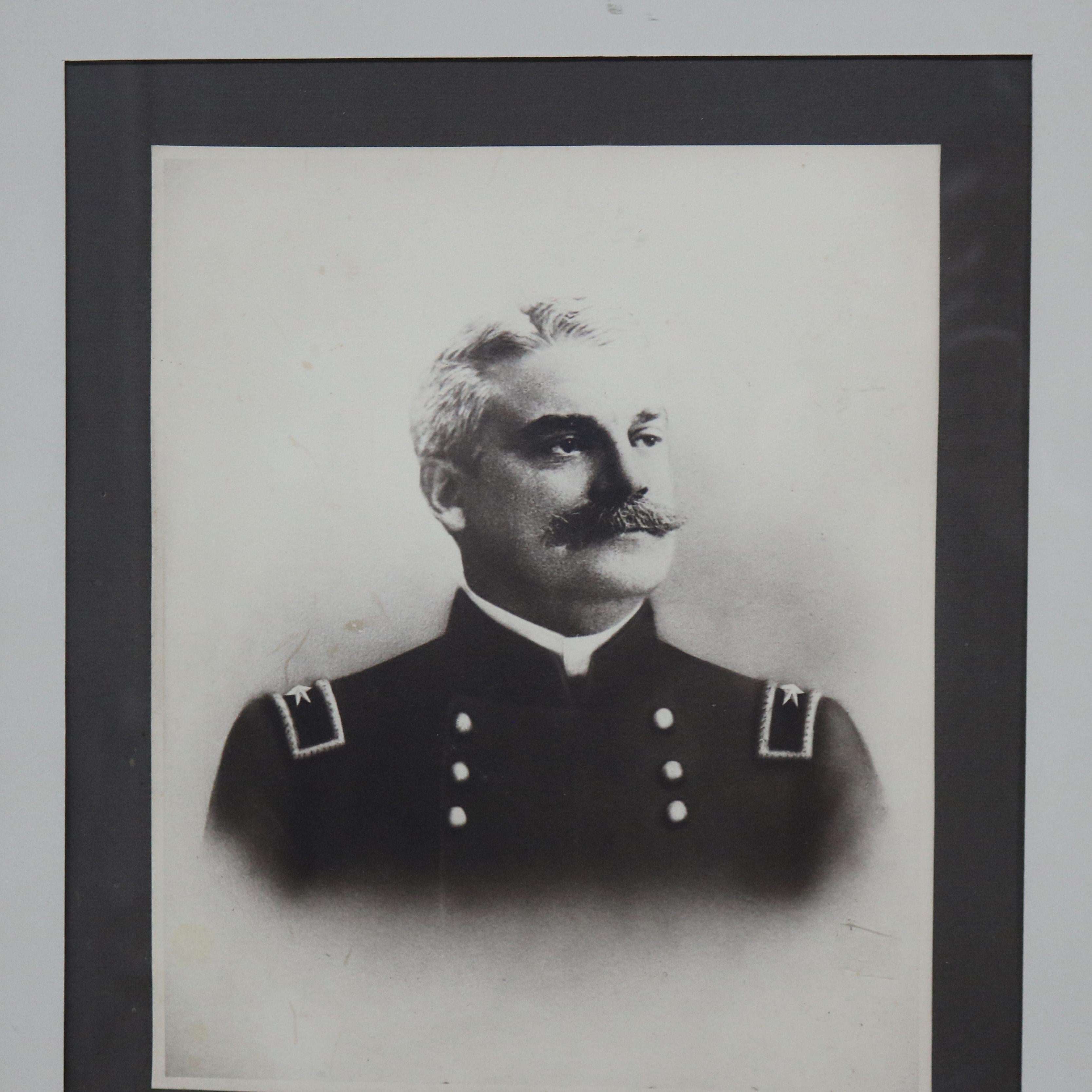 Antique Photograph of Man In Military Uniform, Framed, C1860

Measures - 21