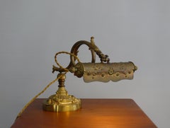 Antique Piano Lamp / Table Lamp, France, 1900