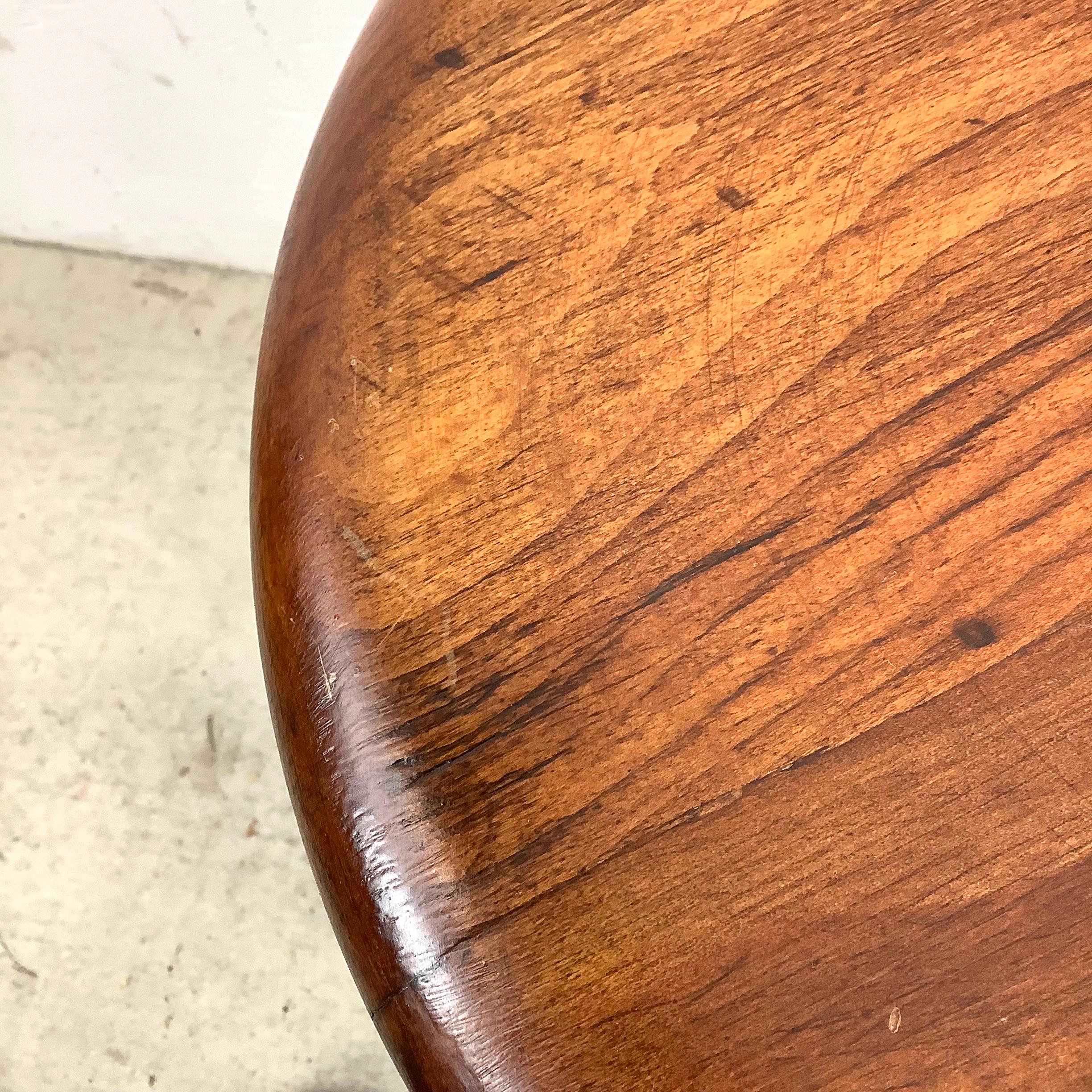 Sgabello antico per pianoforte con piedi a sfera in vetro The Claw in vendita 3