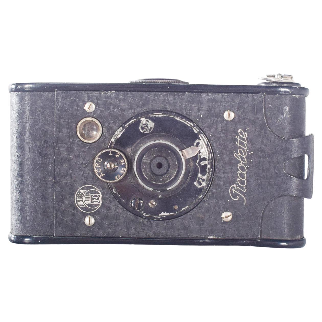 Antique Piccolette Camera with Leather Case