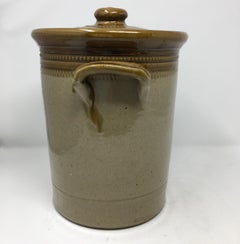 Antique Pickled Egg Crock with Lid