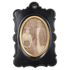 Antique Picture Frame, Art Deco, France, 5 x 8 cm