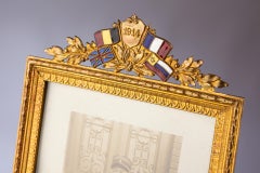 Cornice antica, Belgio, Francia, Gran Bretagna, Russia, 1914, 9 x 14 cm