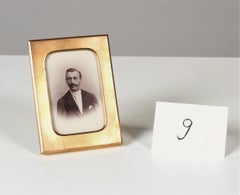 Cadre photo ancien en laiton, datant d'environ 1880