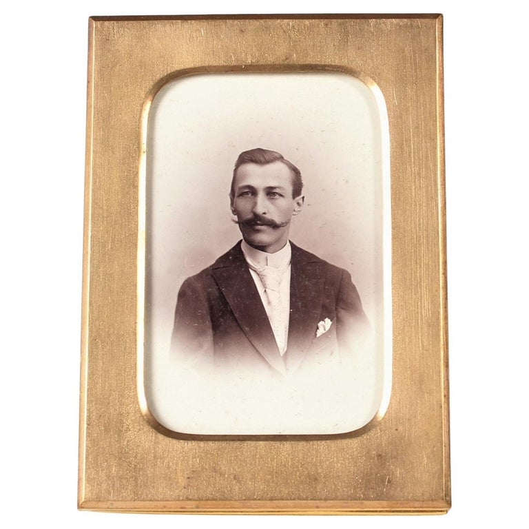 Antique Picture Frame, Brass, circa 1880 For Sale at 1stDibs