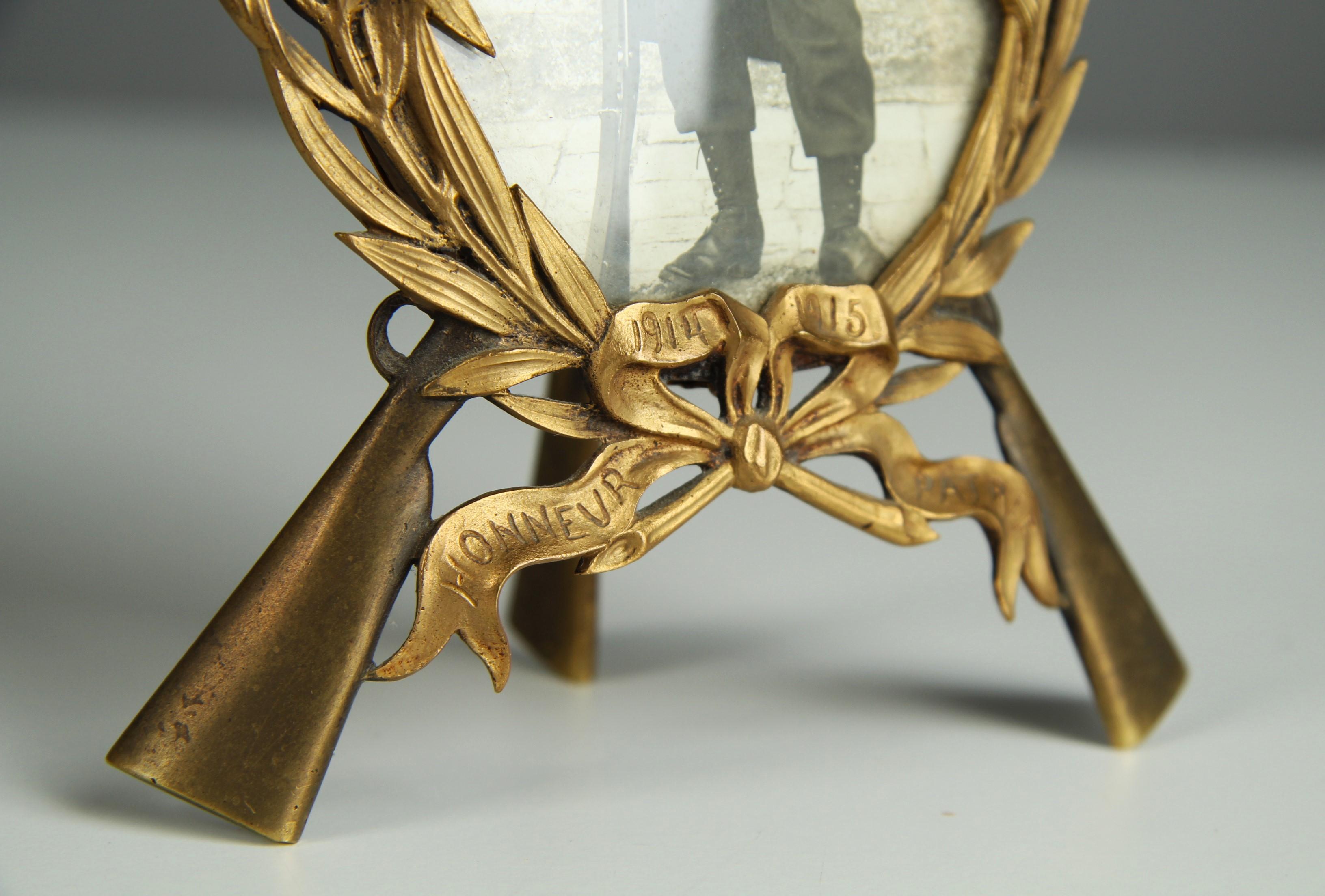 Antique picture frame from France by A. Dahl. Signed by the artist at the back.

