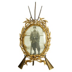 Cadres anciens de A. Dahl, Bonheur Patrie, France, 1914 - 1915, 8 x 10 cm