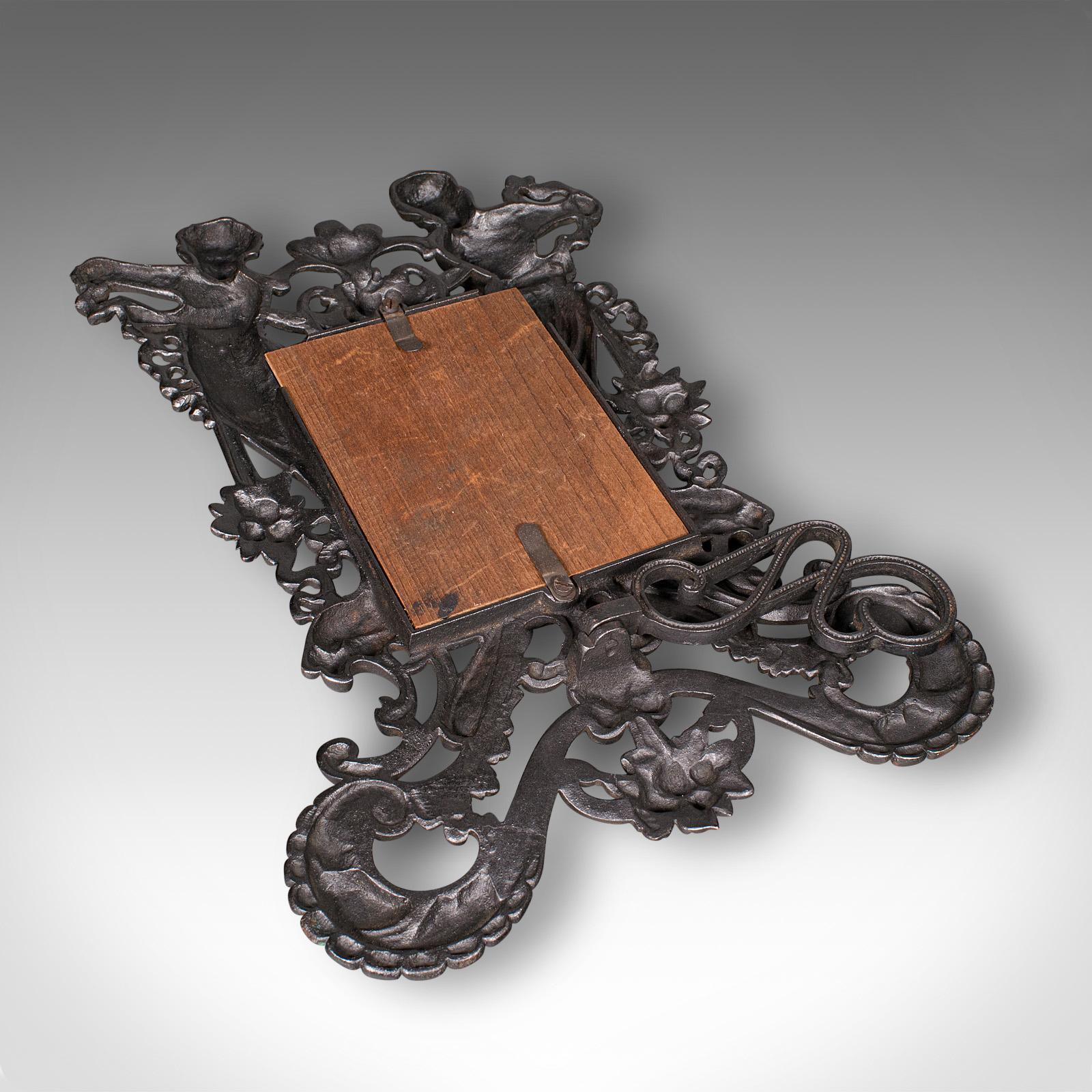 Cadre photo ancien, anglais, porte-photo, Art Nouveau, Victorien, Circa 1900 en vente 5