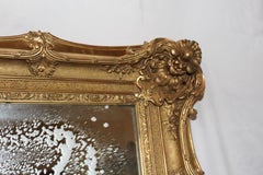 Antique French Picture Frame, Gold Leaf, Large made into a  Mirror now