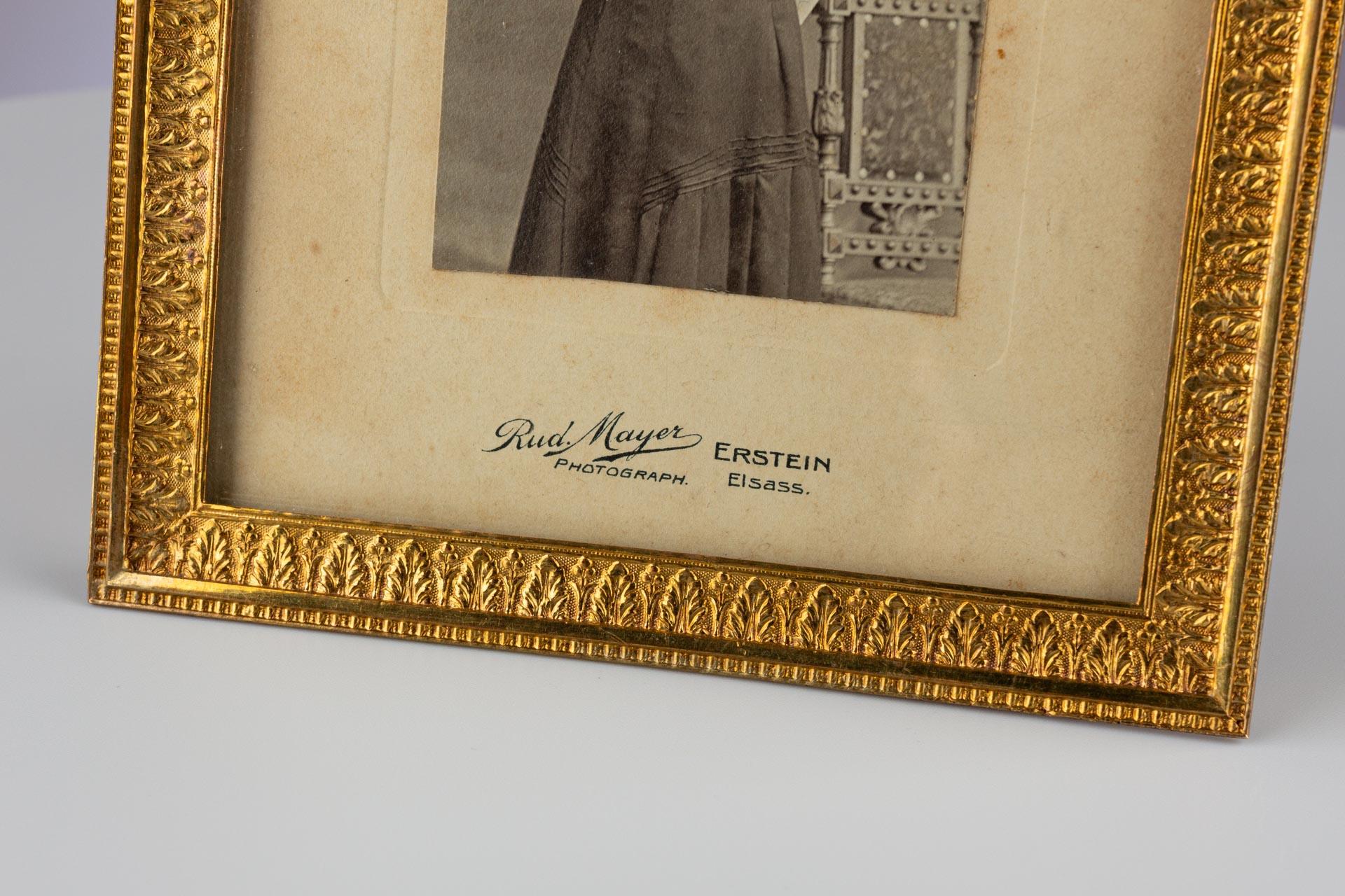 Antique Picture Frame, Louis XVI Style, France, Circa 1880, 10 x 14 cm For Sale 1