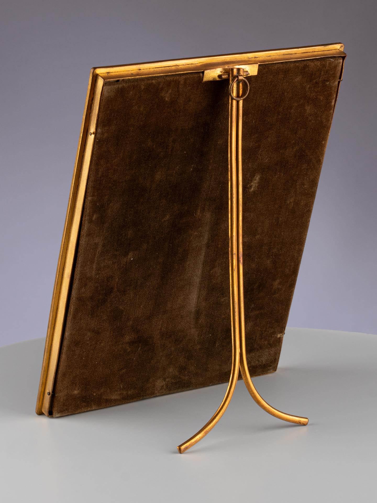 19th Century Antique Picture Frame, Louis XVI Style, France, Circa 1880, 17 x 23 cm For Sale