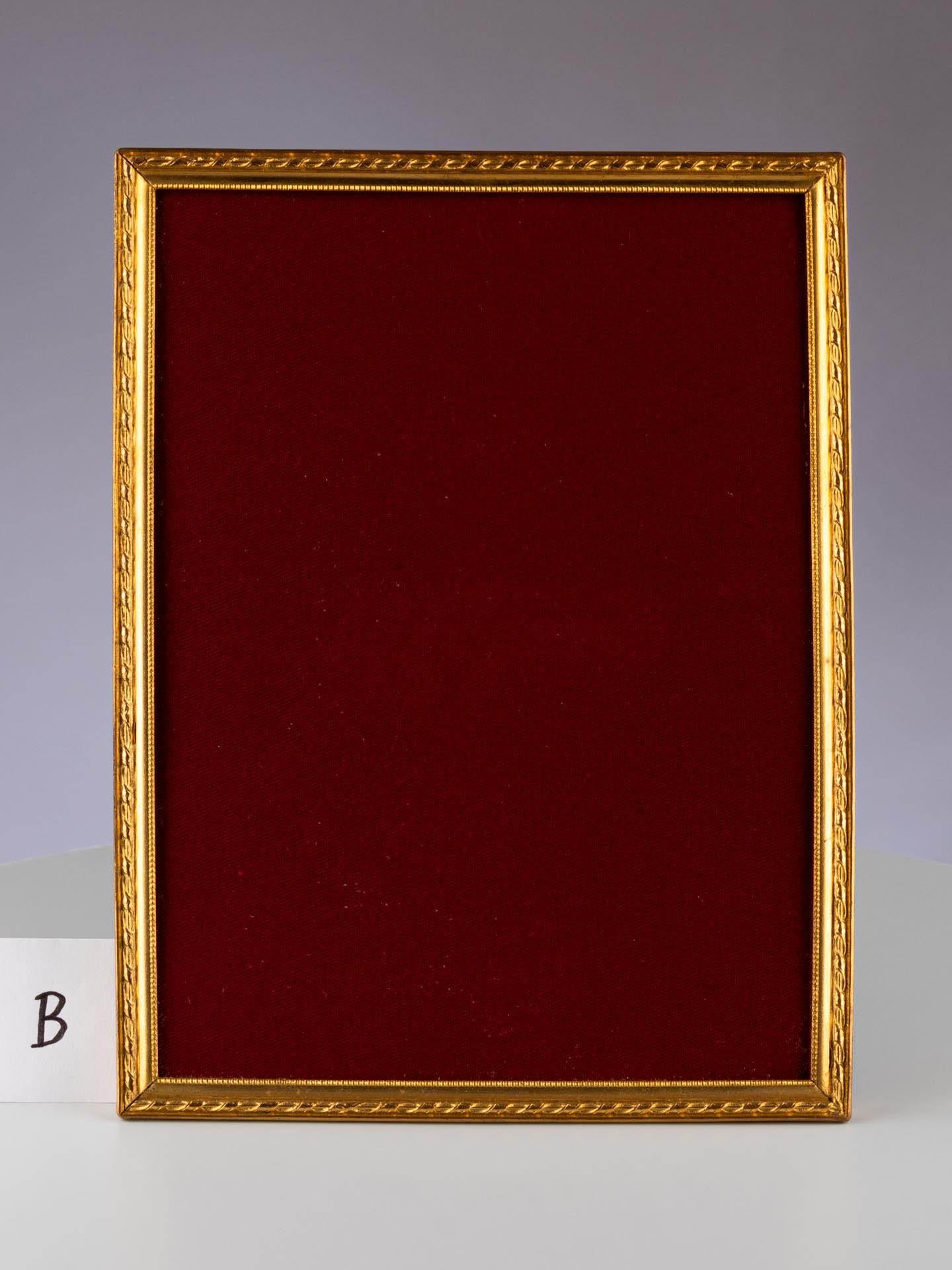Antique Picture Frame, Louis XVI Style, France, Circa 1880, 17 x 23 cm For Sale 3