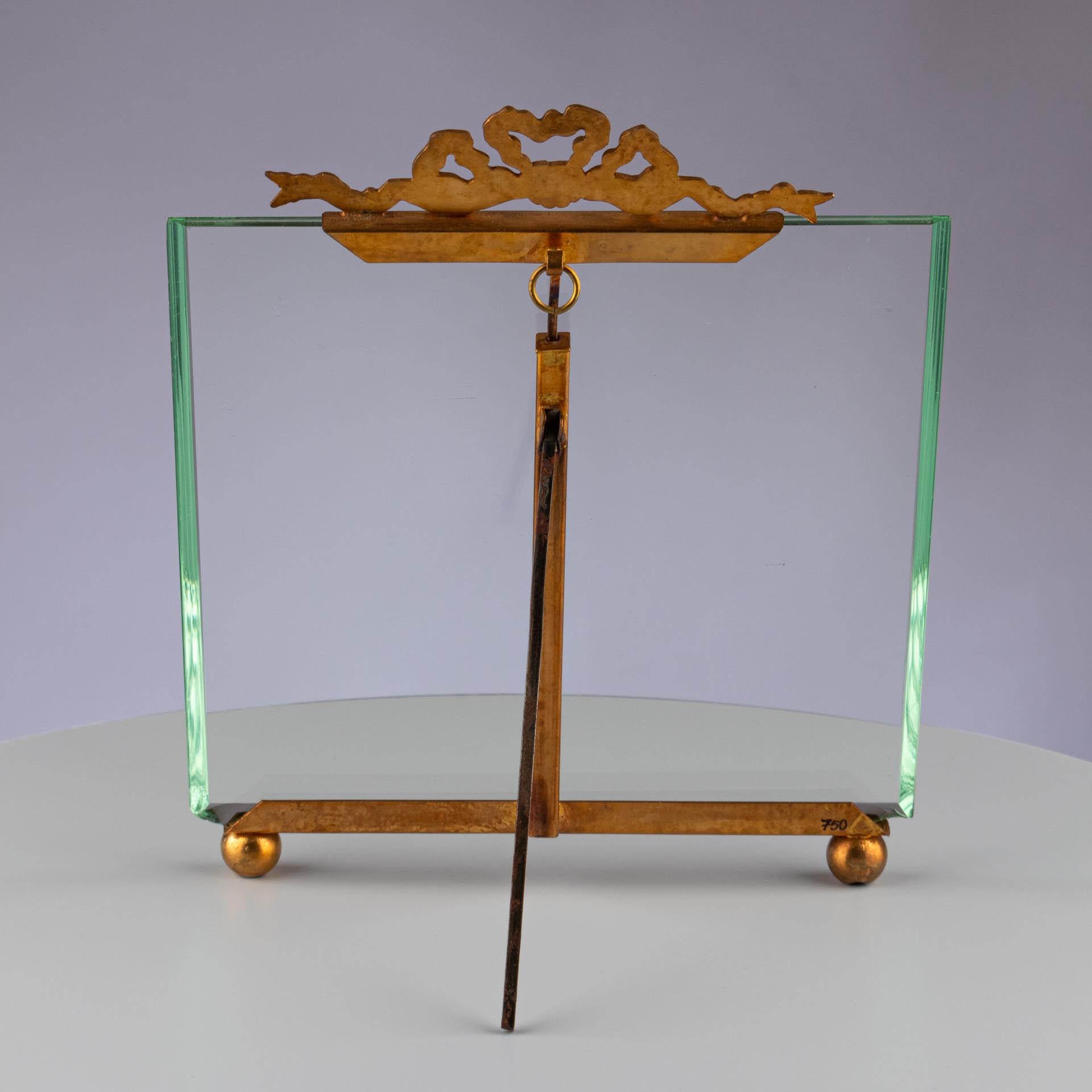 French Antique Picture Frame, Louis XVI Style, France, Circa 1880, 18 x 17 cm For Sale