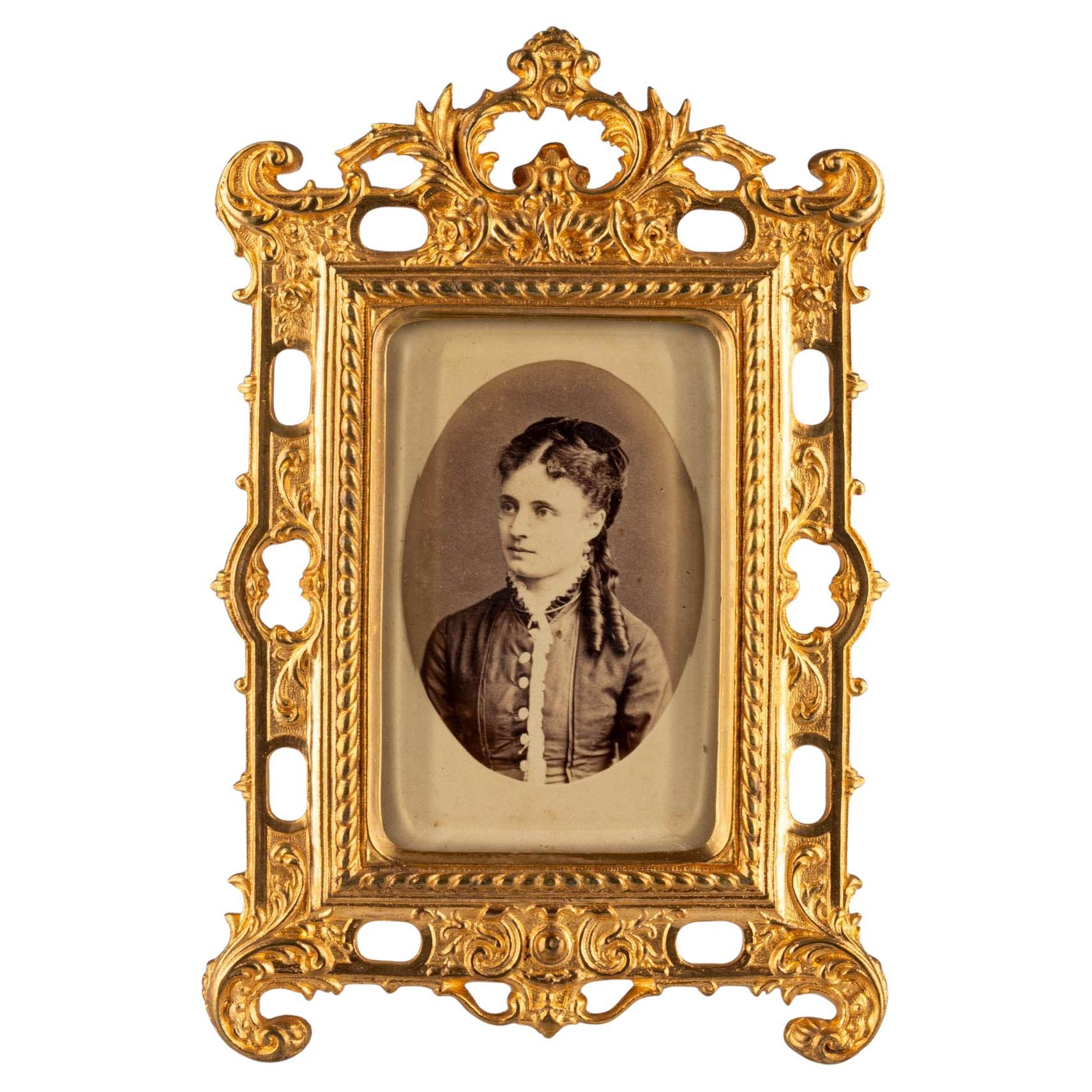 Cornice antica, Francia, circa 1900, 5 x 8 cm