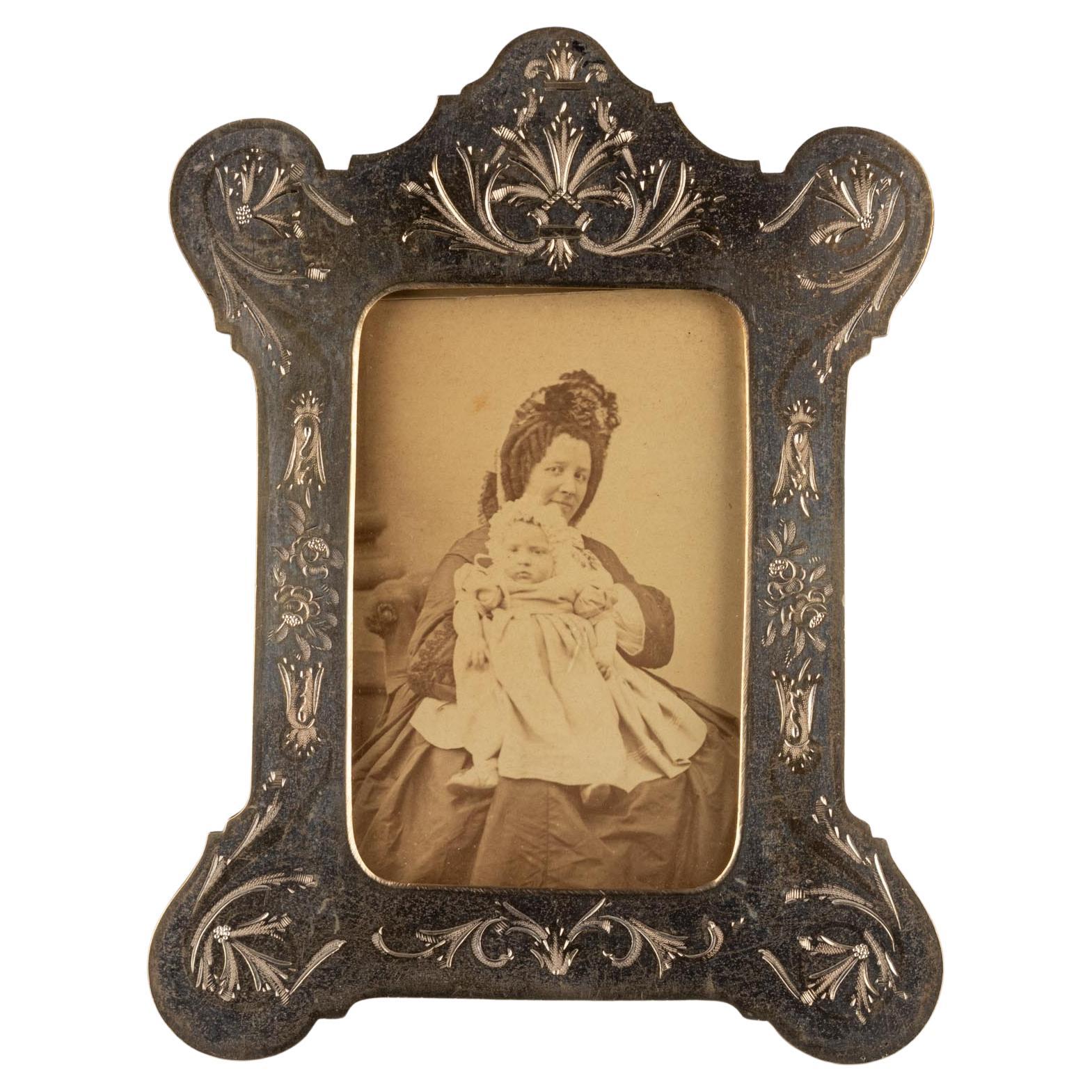 Cornice antica, Francia, circa 1900, 6 x 8 cm