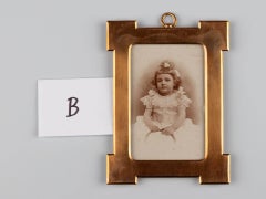 Antique Wall Picture Frame, France, Art Deco, 6 x 9 cm