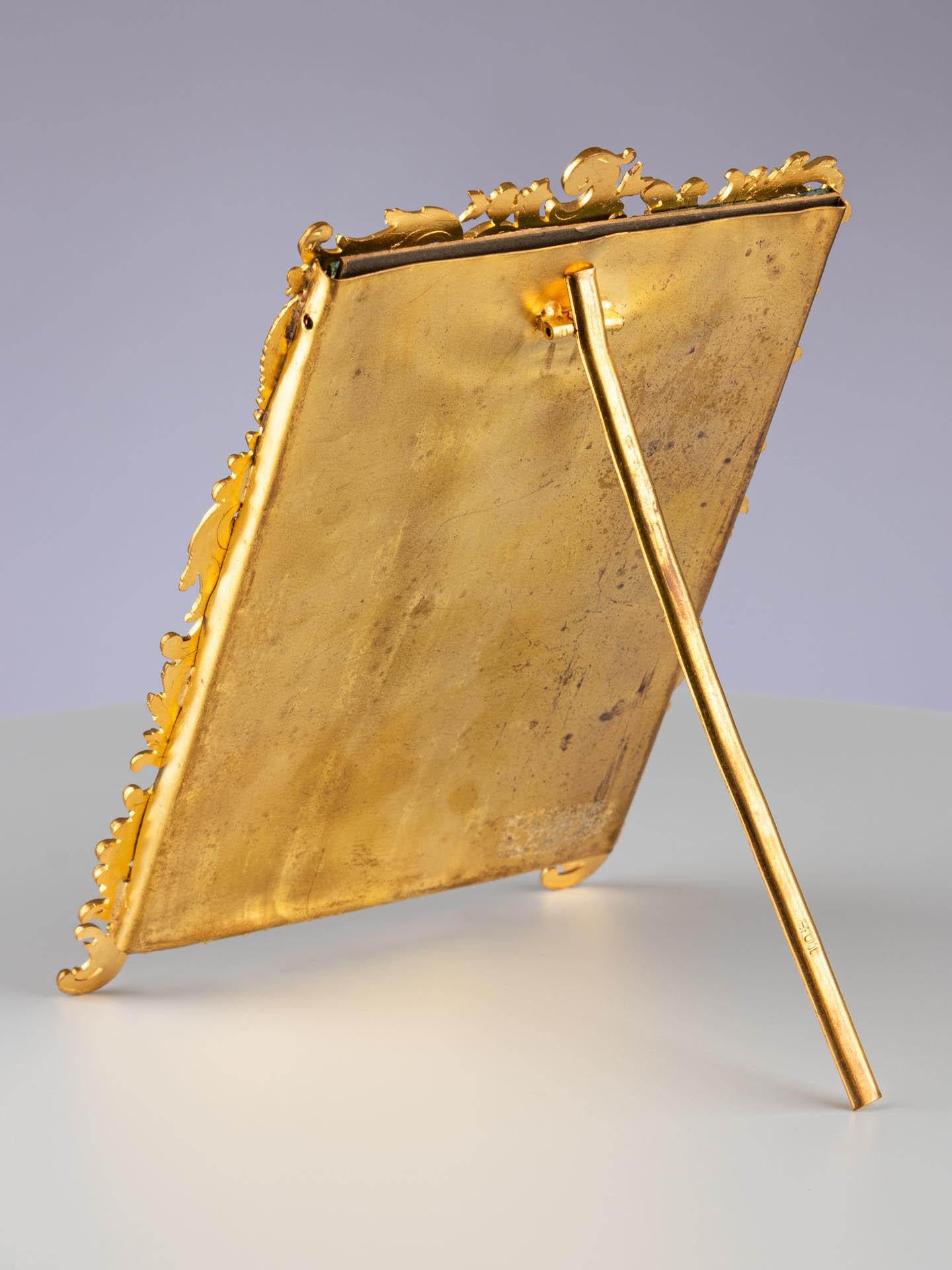 Antique Picture Frame, France, Circa 1900, 10 x 13 cm In Good Condition For Sale In Greven, DE