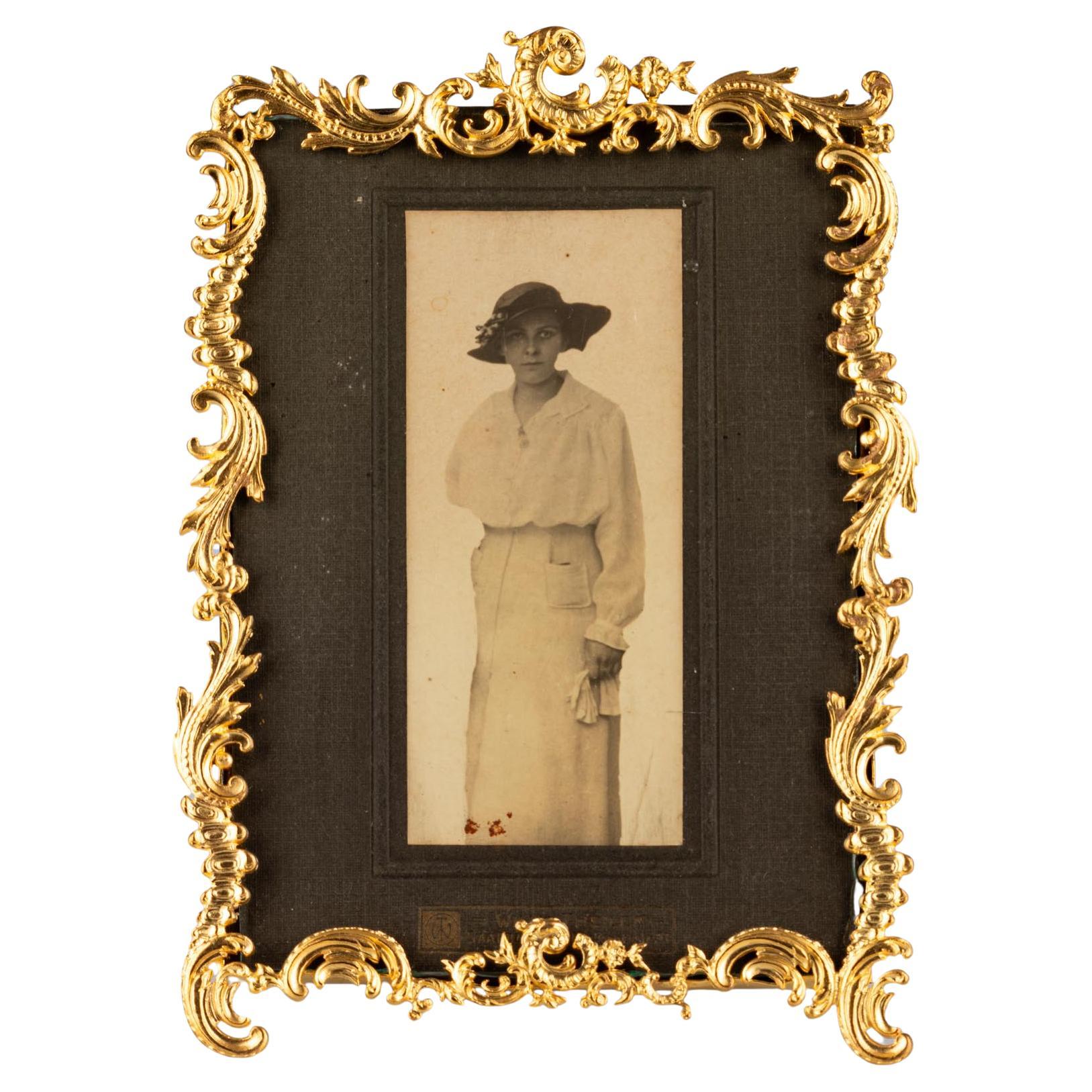 Marco antiguo, Francia, Circa 1900, 10 x 13 cm